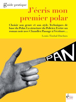 cover image of J'écris mon premier polar